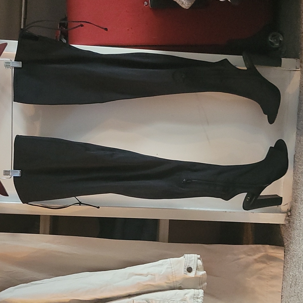 High heel thigh high boots